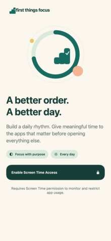A better order. A better day.